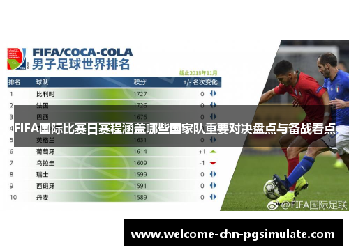 FIFA国际比赛日赛程涵盖哪些国家队重要对决盘点与备战看点